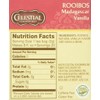 Celestial Seasonings Madagascar Vanilla Rooibos African Red Herbal Tea, 20
