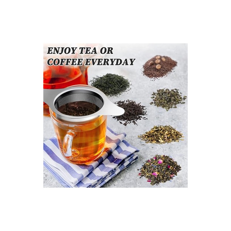 Tea Infuser Strainers, 18/8 Stainless Steel Loose Leaf Tea Strainer