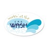 CafePress Working at THR Car Wash Euro Oval Car Bumper