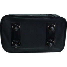 Eshion Expandable Rolling Duffle Bag Wheeled Spinner Suitcase Luggage,30/36/40 Inch (30 Inch, Black)