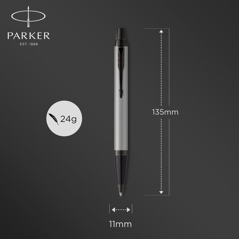 Parker IM Black Edition Premium Ballpoint Pen | Achromatic Matte