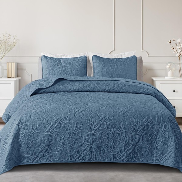 Exclusivo Mezcla Quilt Set Oversized King Size, Lightweight Vintage Quilts