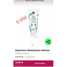 Yves Rocher Pure Algae Intense Moisturizing Mask Yves Rocher 75ML