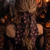 Halloween Hair Ties Elastics Hair Scrunchies 3Pcs Long Tail Bow