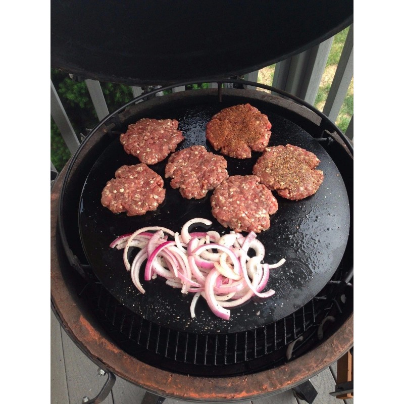 "Handmade" 1/4" Steel Pizza Baking Plate, 1/4" x 12" x