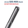 SDS Max Chisel, Firecore 5.9 Inch by 15 Inch Tile