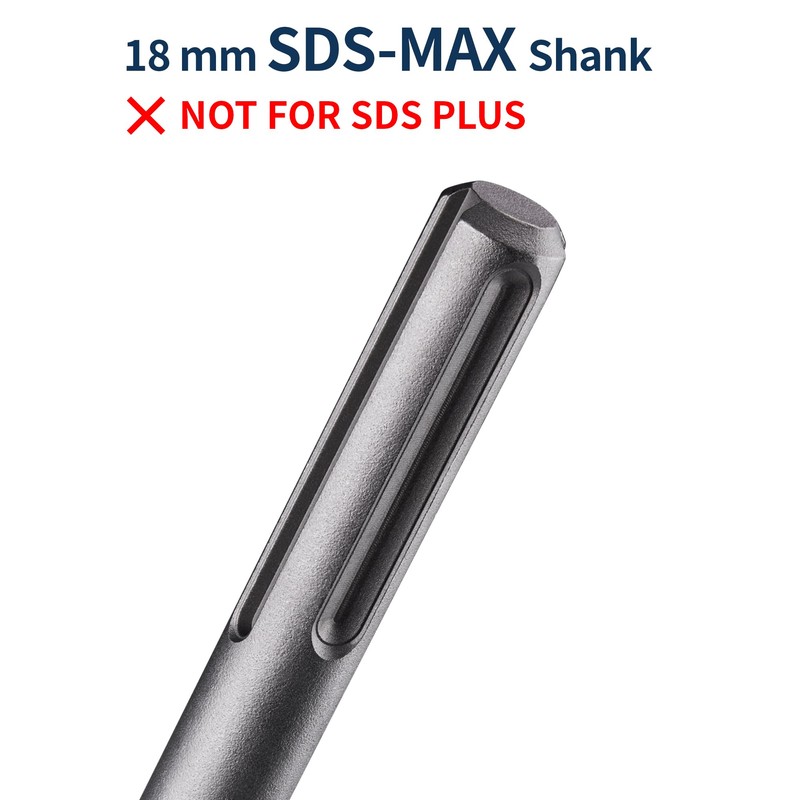 SDS Max Chisel, Firecore 5.9 Inch by 15 Inch Tile