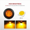 Nilight TL-03 10 PCS 3/4” Round Clearance LED Front Rear