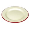 New Falcon Enamel Round Pie Baking Dinner Plate Cream with
