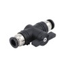 Beduan Push to Connect Fitting Ball Valve, 12mm Tube OD