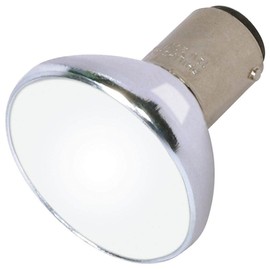 Satco S4189 Bayonet Light Bulb in White Finish, 1.38 inches, Frosted