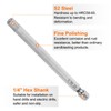 sourcing map Hex Head Wrench Drill Bit 6mm (H6) Metric