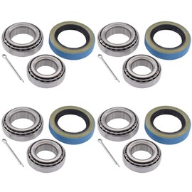 ApplianPar Pack of 4 Trailer Hub Bearings Kit L68149 L44649 for 3500 1.719 inch Spindle 84 Axle