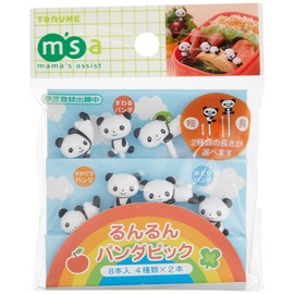 Torne "Bulk Purchase" Character Bento Runun Panda Picks, Set of 16