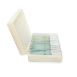 SagaSave 25pcs Microscope Slide Set , Plant Animal Cell Science Education Microscope Slides for Bioscience Labs