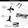 ZESAKER Oversized Reading Glasses for Women and Men, Trendy Large