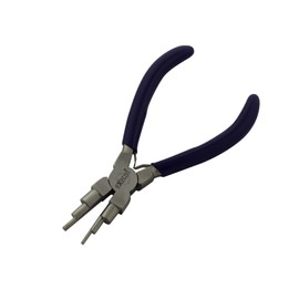 Bail Making Pliers, 6 in 1 Round Nose Pliers for Making Jump Rings, Wire Wrapping, Jewelry Making, Loop Making, Forming Bends