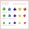 50 PCS Blue Red Yellow Green Purple Hydrangea Dried Flowers