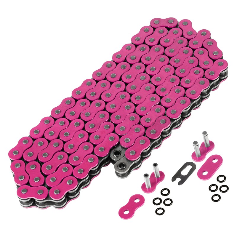 Caltric Pink O-Ring Drive Chain for Yamaha Blaster 200 YFS200