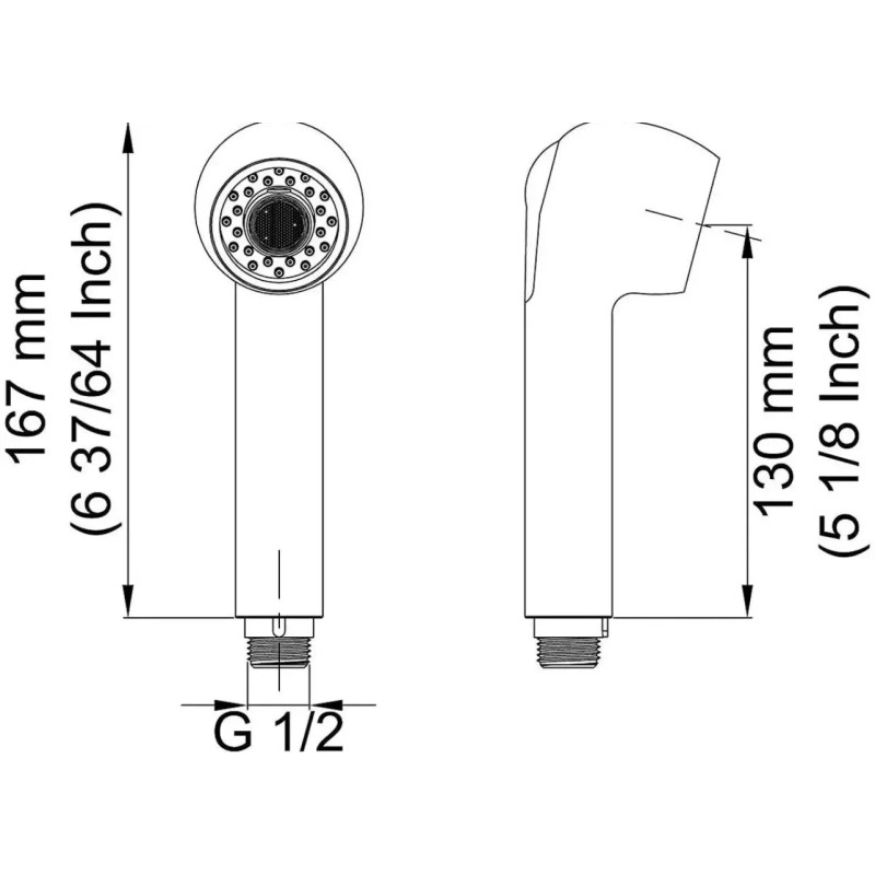 Unbranded Kitchen Sink Faucet Pull Out Spray Head Tap Replacement