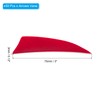 PATIKIL Arrows Vanes 50 Pack 3 Inch Arrow Turkey Feather
