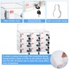 Threan 12 Slot Cell Phone Storage Box, Acrylic Clear Cell
