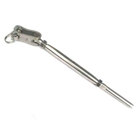 Stainless Steel Closed Body Jaw Turnbuckle Swage Stud with"T" Toggle for 1/8" Wire Cable