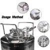 6Pcs Keg Disconnect Ball Lock Keg Fitting Set Grey Quick