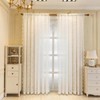 Lace Curtains for Windows 63 inch Drop Vintage Net Curtains