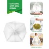 FORID Small Clear Trash Bags, 1.2 Gallon Tiny Garbage Bags,