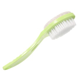 BIUDECO Natural Pumice Stone Foot File Heel Scraper Shower Brush Double Sided Pedicure Brush for Dead Skin Removal