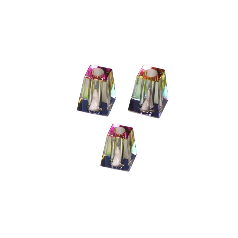 Glutkiller Rainbow Glass Ashtray (Assorted Rainbow - Pack of 3)