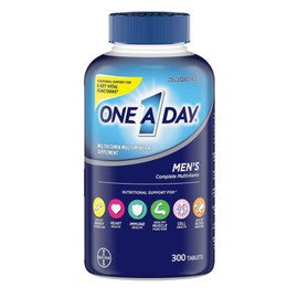 BAYER One A Day Men's Complete Multivitamin Multimineral Supplement, 300 Tablets 16500579786