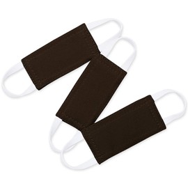 Door Silencer Door Closer Cushion - Nursery Door Jammer Latch Covers for Noise Reducing Quiet Doors Baby Toddler Safety, Pack-3, 4 x 2 Inch, Marron