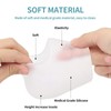 Invisible Height Increase Concealed Footbed Enhancers Soft Silicone Inserts, Half
