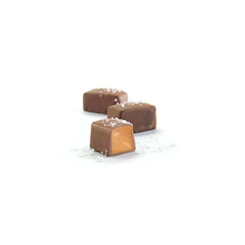 Heavenly Caramels Chocolate Covered Vanilla Sea Salt Caramel 4.2 ounce