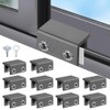 10 Pack Sliding Security Window Locks with Hex Keys,