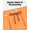 maamgic Men's Swim Trunks 5.5 inch Seersucker 2 in 1