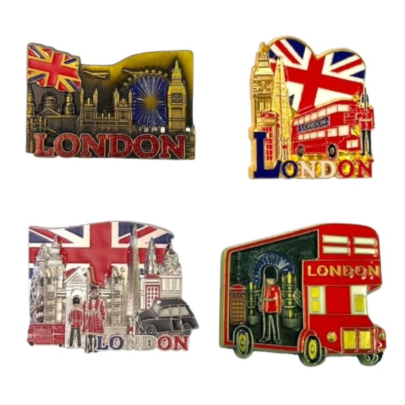 Set of 12 I Love London Magnets - Souvenir Fridge