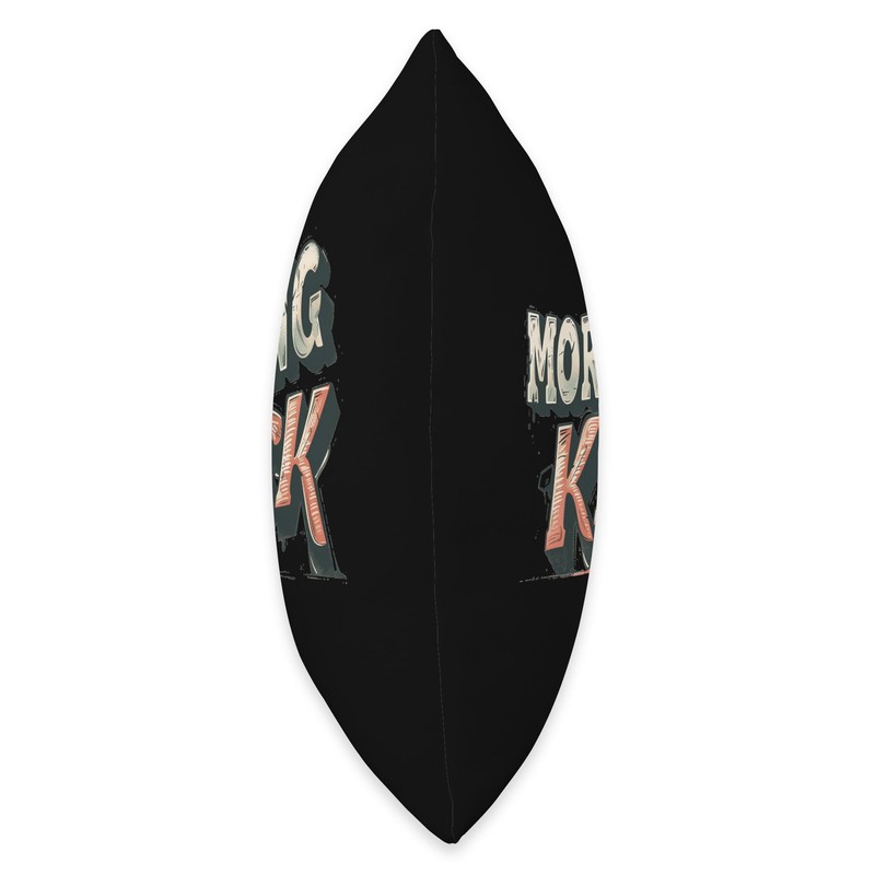 Cool Morning Kick Speech Costume Throw Pillow