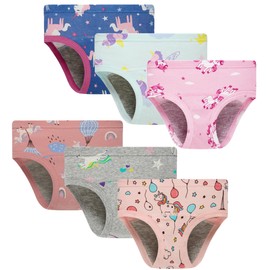 Boboking Toddler Kids Training Underwear Baby Girls Cotton Soft Briefs 4T