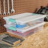 Sterilite Sterilite 6-Pack Clip Box, Clear Storage for Crafts, Supplies