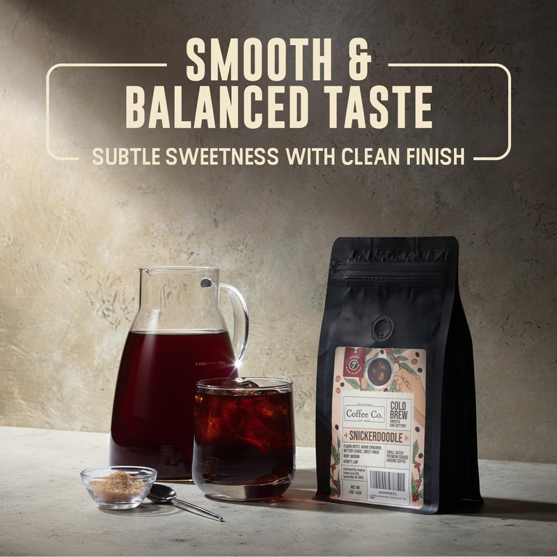 Inspired Coffee Co Snickerdoodle Flavored Cold Brew Coarse Ground Coffee