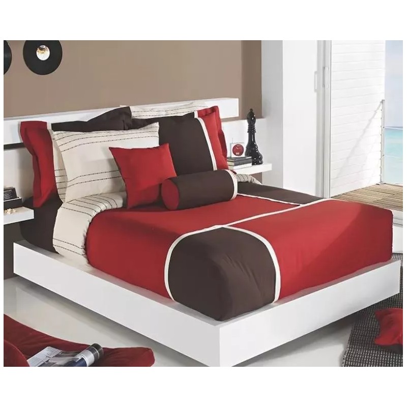 Primavera Edredón Kike Queen Size C/sábanas 10 Pzas