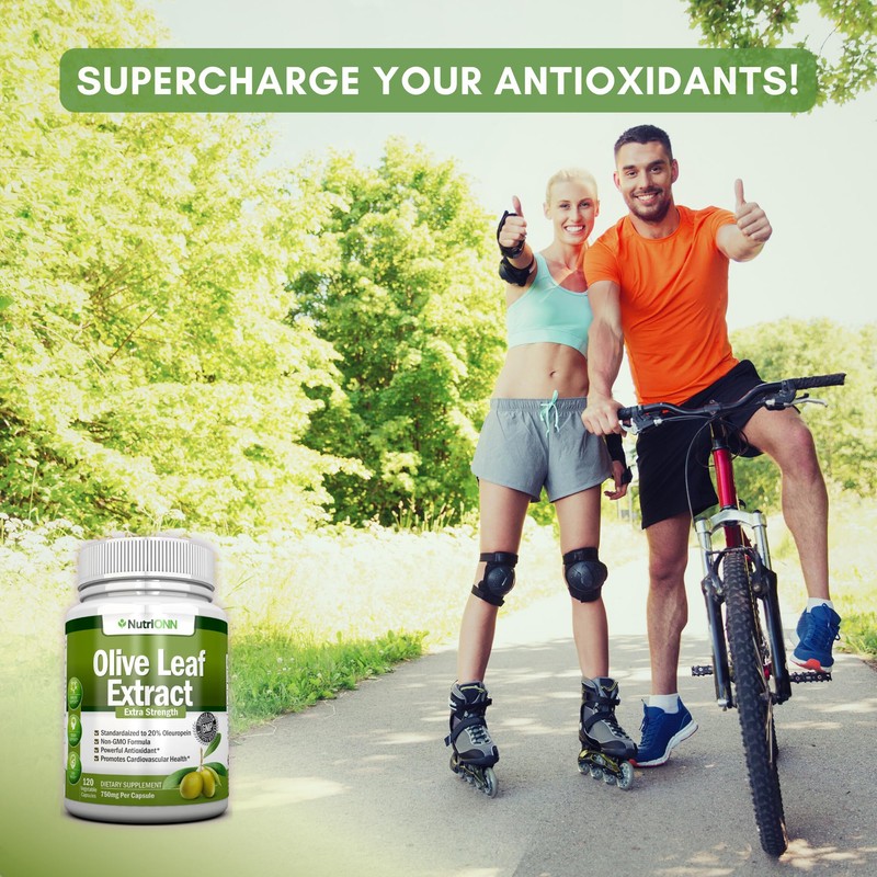 NutriONN Olive Leaf Extract - 750 Mg - 120 Capsules