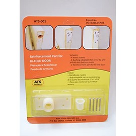 Hardware Repair Kit for Bi-Fold Door, Includs Bushing Adaptable for Pivot Door 7/16" to 3/8"