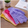 Healvian 24pcs Exfoliating Body Massage Gloves Five Fingers Shower Mitts
