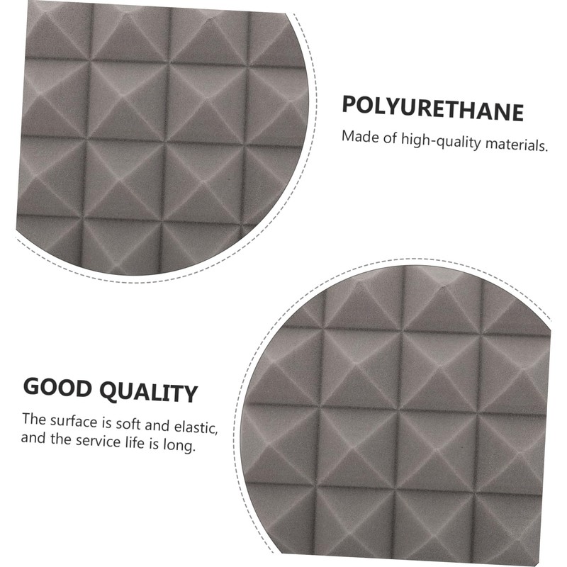 CORHAD 12pcs Pyramid Shape Sound Dampening Panels 5cm Sound Insulation