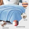 Exclusivo Mezcla Large Flannel Fleece Throw Blanket, 127x178 CM Sofa