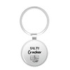 BKR Graphics Salty Cracker Metal Double Sided Key Chain Keychain